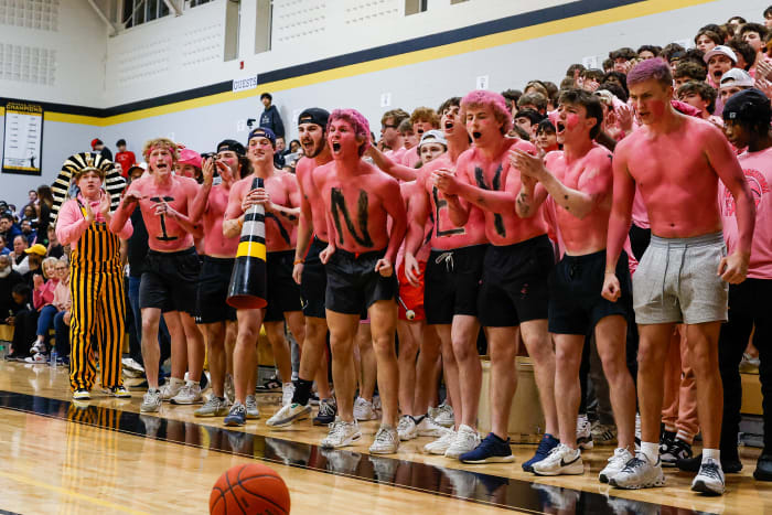 Vianney fans show their spirit against Chaminade.
